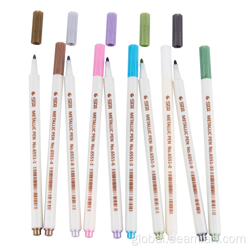 10 Colors Painting Pen Set metallic markers Permanent Calligraphy painting pen set Factory